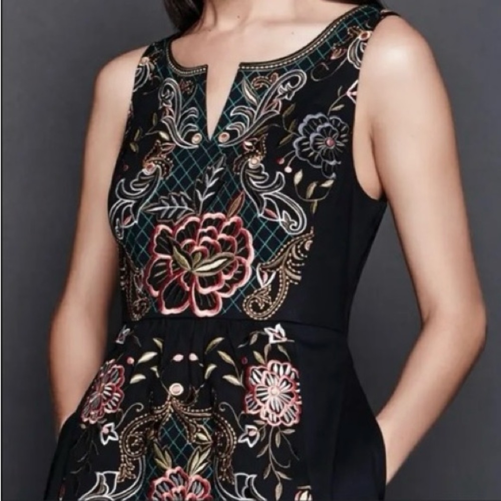 ❌SOLD❌Moulinette Soeurs by Anthropologie Embroidered Cocktail Dress
Size 4 NWT